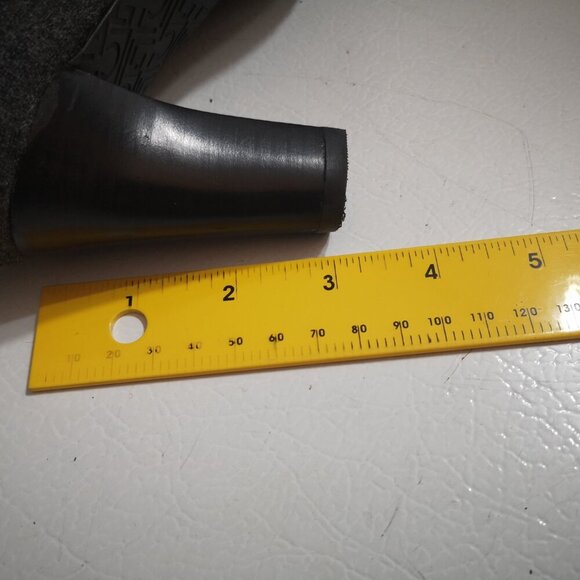 Liz Claiborne Jillian Ladies Size 7.5M Dark Grey Side Zipper Closure Booties - Picture 9 of 10